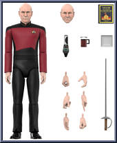 Captain Picard from Star Trek - Next Generation - Ultimates manufactured by Super7 [Loose]