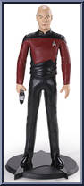 Picard (Next Generation) from Star Trek - Bendyfigs manufactured by Noble Toys [Loose]
