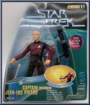 Captain Jean-Luc Picard from Star Trek - Warp Factor - Combat Action manufactured by Playmates [Front]