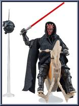 Darth Maul & Sith Speeder from Star Wars - Black Series (2020) - Phantom Menace manufactured by Hasbro [Loose]