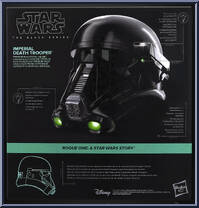 Imperial Death Trooper Premium Electronic Helmet from Star Wars - Black Series (2020) - Role Play manufactured by Hasbro [Back]