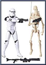 Phase II Clone Trooper & Battle Droid Action Figure