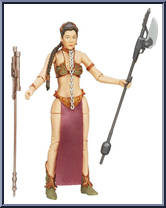 Princess Leia (Slave Outfit) from Star Wars - Black Series - Orange - 6" Scale manufactured by Hasbro [Loose]