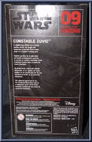 Constable Zuvio (Force Awakens) from Star Wars - Black Series - Red - 6" Scale manufactured by Hasbro [Back]