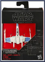 Resistance X-Wing from Star Wars - Black Series - Titanium - Vehicles manufactured by Hasbro [Front]