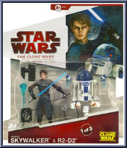 Anakin Skywalker / R2-D2 from Star Wars - Clone Wars (2008) - 2-Packs manufactured by Hasbro [Front]