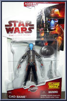 Cad Bane from Star Wars - Clone Wars (2008) - White / Red Cards manufactured by Hasbro [Front]