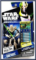 General Grievous from Star Wars - Clone Wars (2008) - Battle Game Cards manufactured by Hasbro [Front]