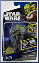 Kit Fisto (Cold Weather Gear) from Star Wars - Clone Wars (2008) - Battle Game Cards manufactured by Hasbro [Front]