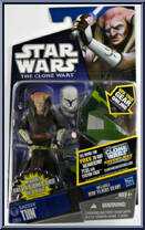 Saesee Tiin from Star Wars - Clone Wars (2008) - Battle Game Cards manufactured by Hasbro [Front]