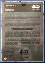 Darth Vader Unmasked (May 4th Exclusive) (ROTJ 35th Anniversary Edition) from Star Wars - Elite Series - Return of the Jedi manufactured by Disney [Back]