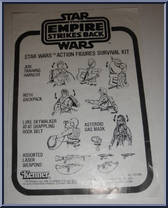Action Figure Survival Kit from Star Wars - Empire Strikes Back - Accessories manufactured by Kenner [Insert]