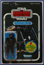 Imperial TIE Fighter Pilot from Star Wars - Empire Strikes Back - Basic Series manufactured by Kenner [Front]