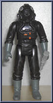 Imperial TIE Fighter Pilot from Star Wars - Empire Strikes Back - Basic Series manufactured by Kenner [Loose]
