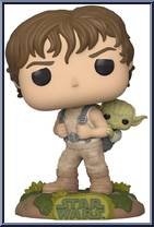 Luke Skywalker & Yoda from Star Wars - Empire Strikes Back - Pop! Vinyl Figures manufactured by Funko [Loose]