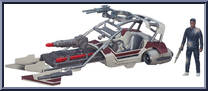 Desert Landspeeder (with Finn (Jakku)) from Star Wars - Force Awakens - Vehicles manufactured by Hasbro [Loose]
