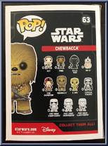Chewbacca (Flocked) from Star Wars - Force Awakens - Pop! Vinyl Figures manufactured by Funko [Back]