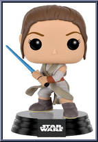 Rey (with Lightsaber) from Star Wars - Force Awakens - Pop! Vinyl Figures manufactured by Funko [Loose]