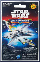 Poe Dameron's X-Wing from Star Wars - Force Awakens - Micro Machines - Blind Bags - Wave 1 manufactured by Hasbro [Front]