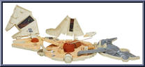 Millennium Falcon from Star Wars - Force Awakens - Micro Machines - Playsets manufactured by Hasbro [Loose]