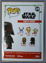 Darth Vader (with Candy Cane) (Chase) from Star Wars - Pop! Vinyl Figures manufactured by Funko [Back]