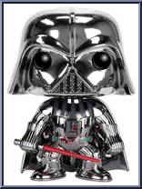 Darth Vader (Chrome) from Star Wars - Pop! Vinyl Figures manufactured by Funko [Loose]