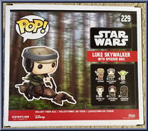 Luke Skywalker with Speeder Bike (Chase Limited Edition) from Star Wars - Pop! Vinyl Figures manufactured by Funko [Back]