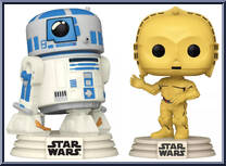 R2-D2 & C-3PO from Star Wars - Pop! Sets manufactured by Funko [Loose]