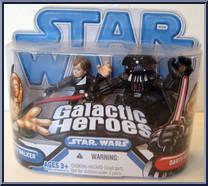 Luke Skywalker / Darth Vader from Star Wars - Galactic Heroes - Wave 13 manufactured by Hasbro [Front]