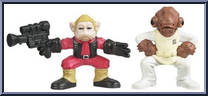 Nien Nunb / Admiral Ackbar from Star Wars - Galactic Heroes - Wave 21 manufactured by Hasbro [Loose]