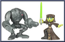 Super Battle Droid / Luminara Unduli from Star Wars - Galactic Heroes - Wave 20 manufactured by Hasbro [Loose]