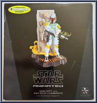 Boba Fett with Han Solo in Carbonite (Animated) from Star Wars - Maquettes manufactured by Gentle Giant [Front]