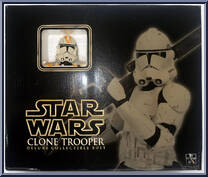 Clone Trooper (Utapau) (Orange) from Star Wars - Mini-Busts manufactured by Gentle Giant [Front]