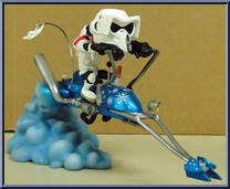 Scout Trooper on Speeder Bike (Holiday) Action Figure