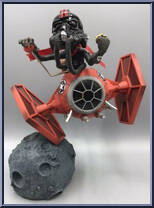 TIE Fighter Pilot in TIE Fighter (Red Fighter) from Star Wars - Kustomz manufactured by Gentle Giant [Loose]