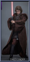 Darth Vader (Sith Apprentice) from Star Wars - Revenge of the Sith manufactured by Hot Toys [Loose]