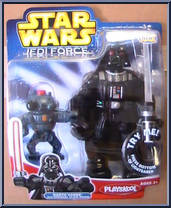 Darth Vader (with Imperial Claw Droid) from Star Wars - Jedi Force - Blue Packaging manufactured by Hasbro [Front]