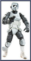 Biker Scout from Star Wars - Legacy Collection - Red / White Cards manufactured by Hasbro [Loose]