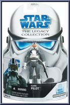 Clone Pilot from Star Wars - Legacy Collection - Blue / White Cards manufactured by Hasbro [Front]