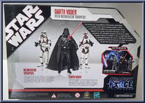 Darth Vader with Incinerator Troopers from Star Wars - Legacy Collection - Exclusives manufactured by Hasbro [Back]