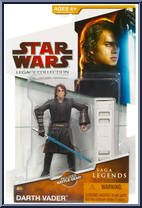 Darth Vader from Star Wars - Legacy Collection - Red / White Cards - Saga Legends manufactured by Hasbro [Front]