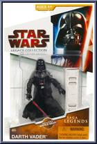 Darth Vader from Star Wars - Legacy Collection - Red / White Cards - Saga Legends manufactured by Hasbro [Front]