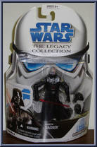 Darth Vader (Multi-Part Helmet) from Star Wars - Legacy Collection - Blue / White Cards manufactured by Hasbro [Front]