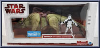 Dewback (with Imperial Sandtrooper) from Star Wars - Legacy Collection - Creature Sets manufactured by Hasbro [Front]