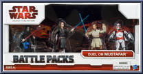 Duel on Mustafar from Star Wars - Legacy Collection - Battle Packs manufactured by Hasbro [Front]
