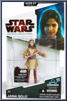 Jaina Solo from Star Wars - Legacy Collection - Red / White Cards manufactured by Hasbro [Front]