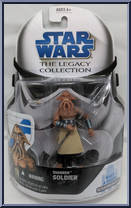 Quarren Soldier from Star Wars - Legacy Collection - Blue / White Cards manufactured by Hasbro [Front]