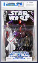 Darth Vader / Princess Leia (Infinities - Return of the Jedi) from Star Wars - Legacy Collection - Comic Packs - Blue / White Packaging manufactured by Hasbro [Front]