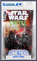 Darth Vader / Grand Moff Trachta (Empire) from Star Wars - Legacy Collection - Comic Packs - Blue / White Packaging manufactured by Hasbro [Front]