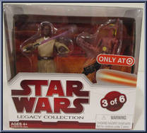 Mace Windu & Battle Droid Commander from Star Wars - Legacy Collection - Geonosis Arena Showdown manufactured by Hasbro [Front]